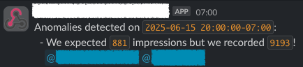 Slack notification image