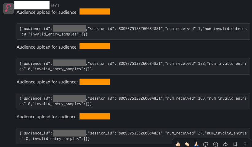 Slack notification image